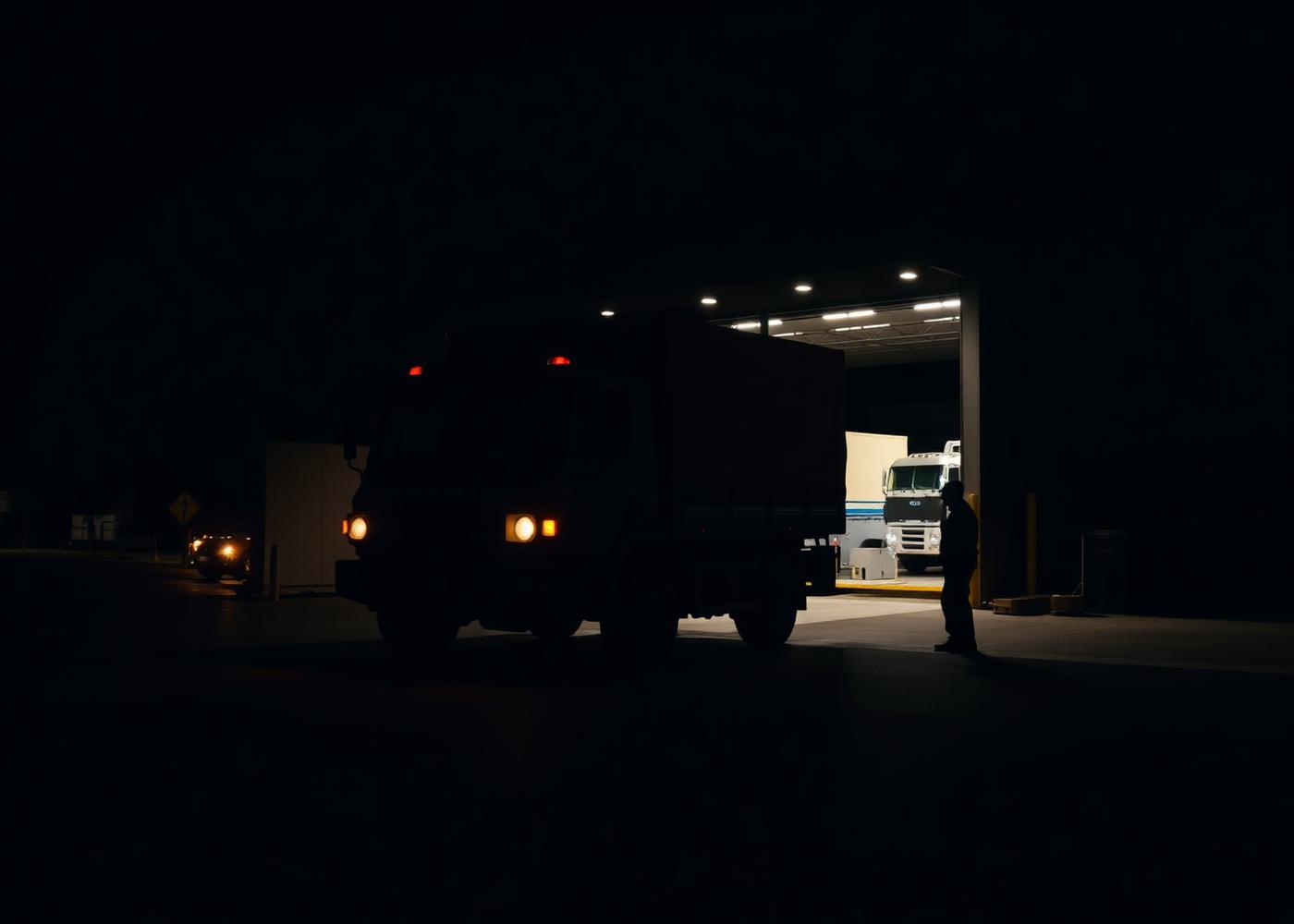 Secure armored logistics operation